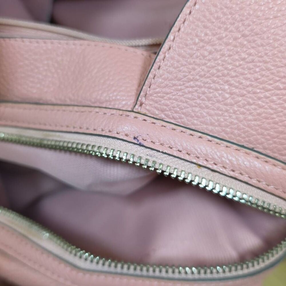 Coach Blush Pink Edie Shoulder Bag + Matching Wallet - Picture 12 of 16